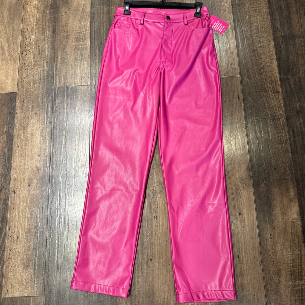 Buddy Love Pink Leather Pants